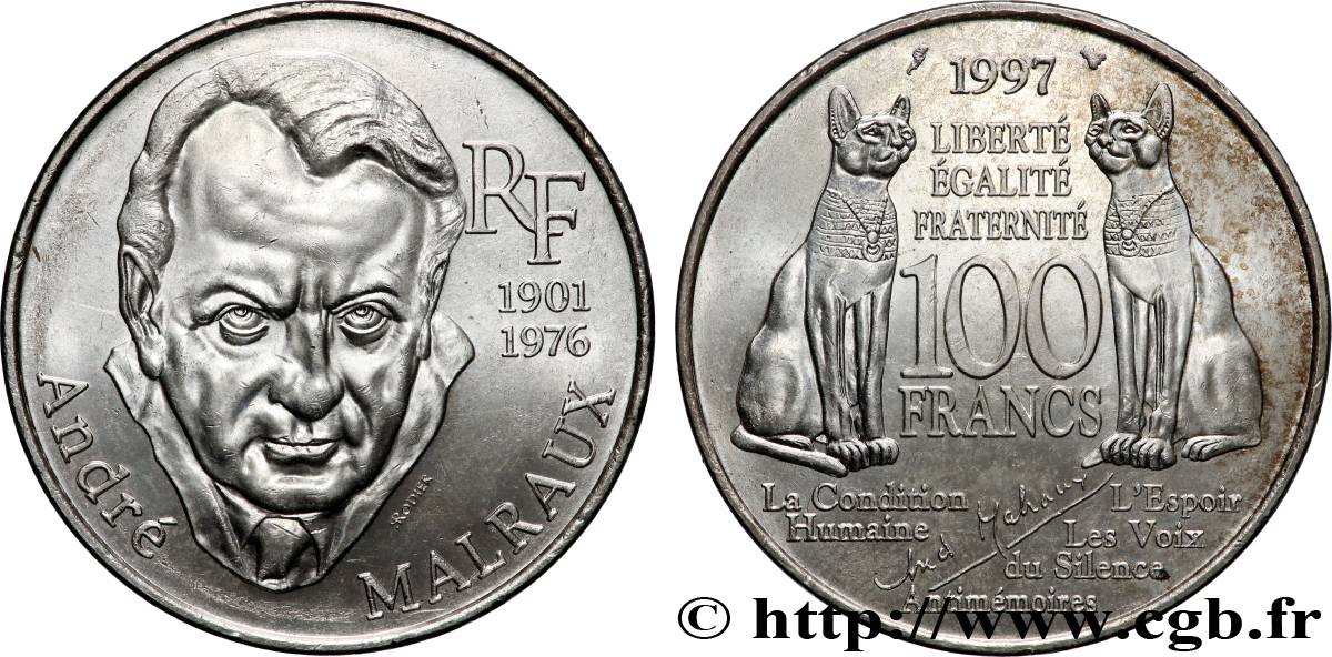 100 francs Malraux 1997  F.465/2 SUP62 