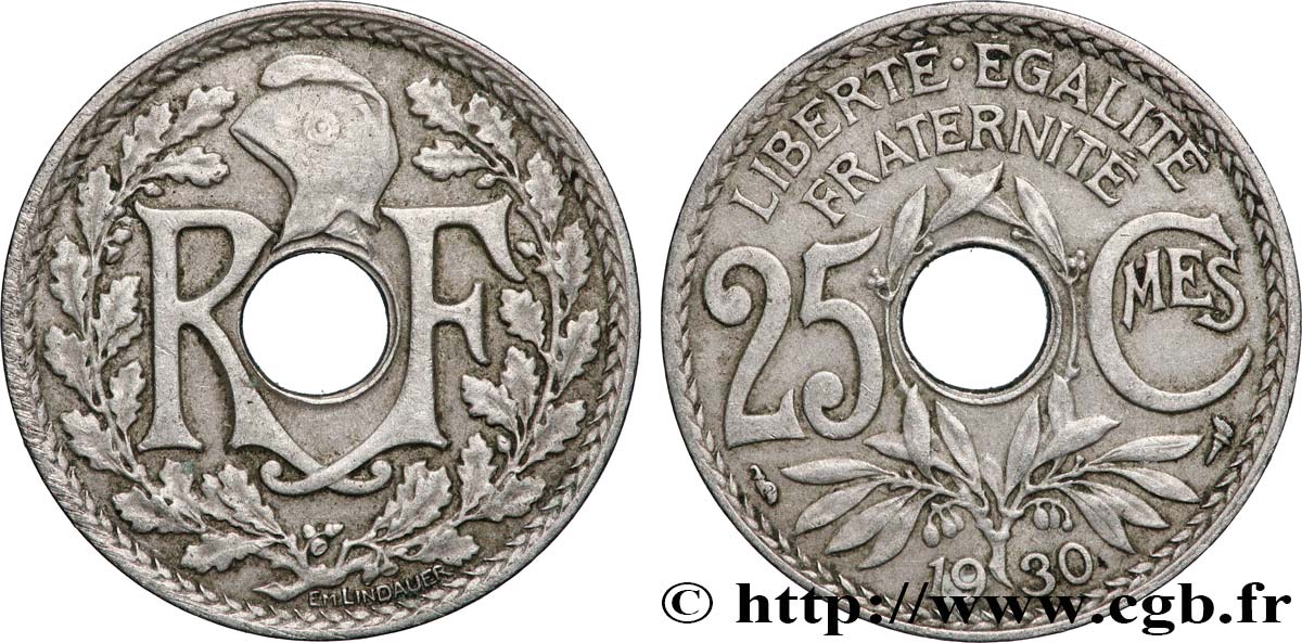25 centimes Lindauer 1930  F.171/14 SUP+ 