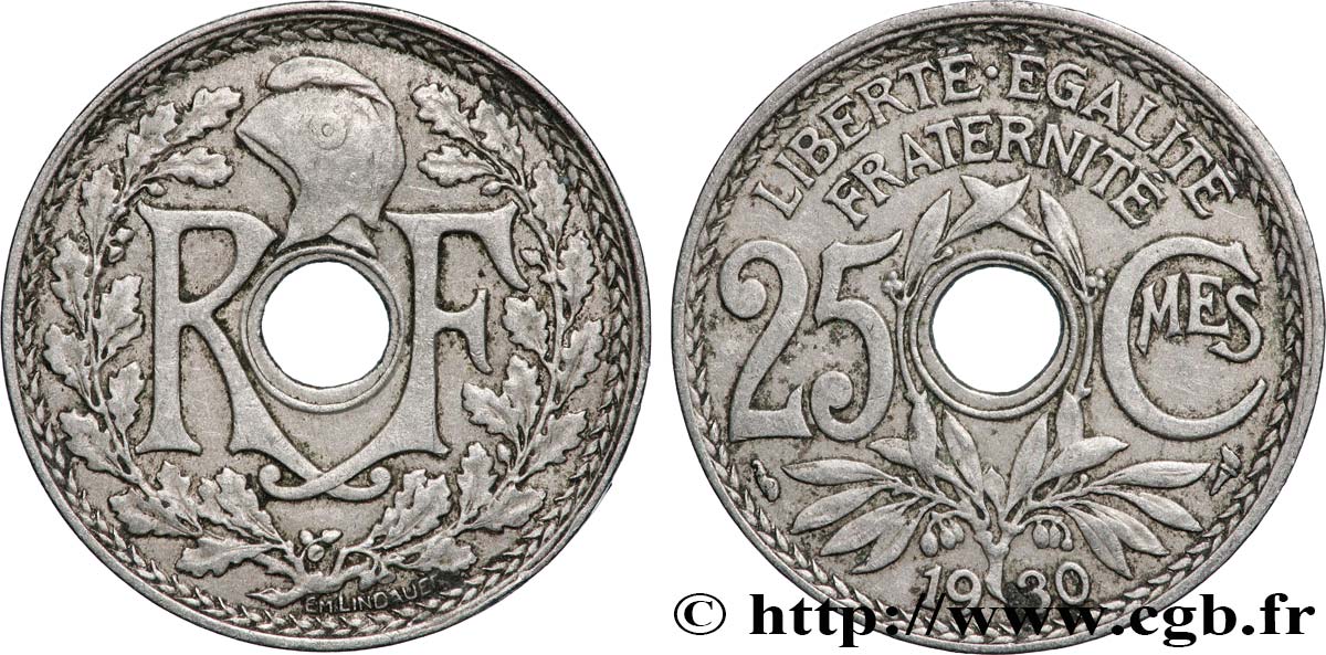 25 centimes Lindauer 1930  F.171/14 SUP+ 