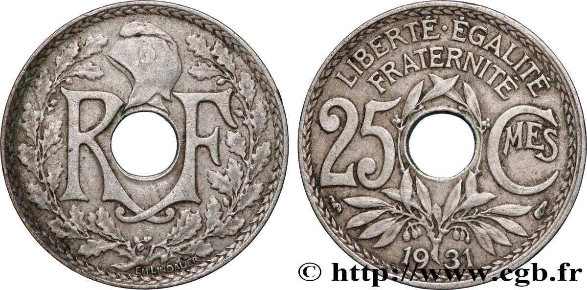 25 centimes Lindauer  1931  F.171/15 TTB+ 