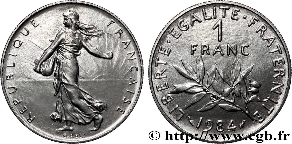 1 franc Semeuse, nickel 1984 Pessac F.226/29 MS 