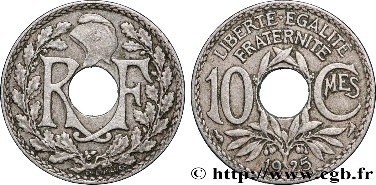 10 centimes Lindauer 1925  F.138/12 TTB+ 