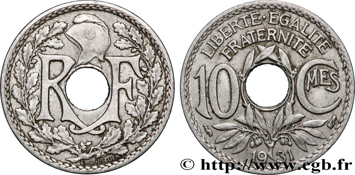 10 centimes Lindauer 1931  F.138/18 TTB+ 