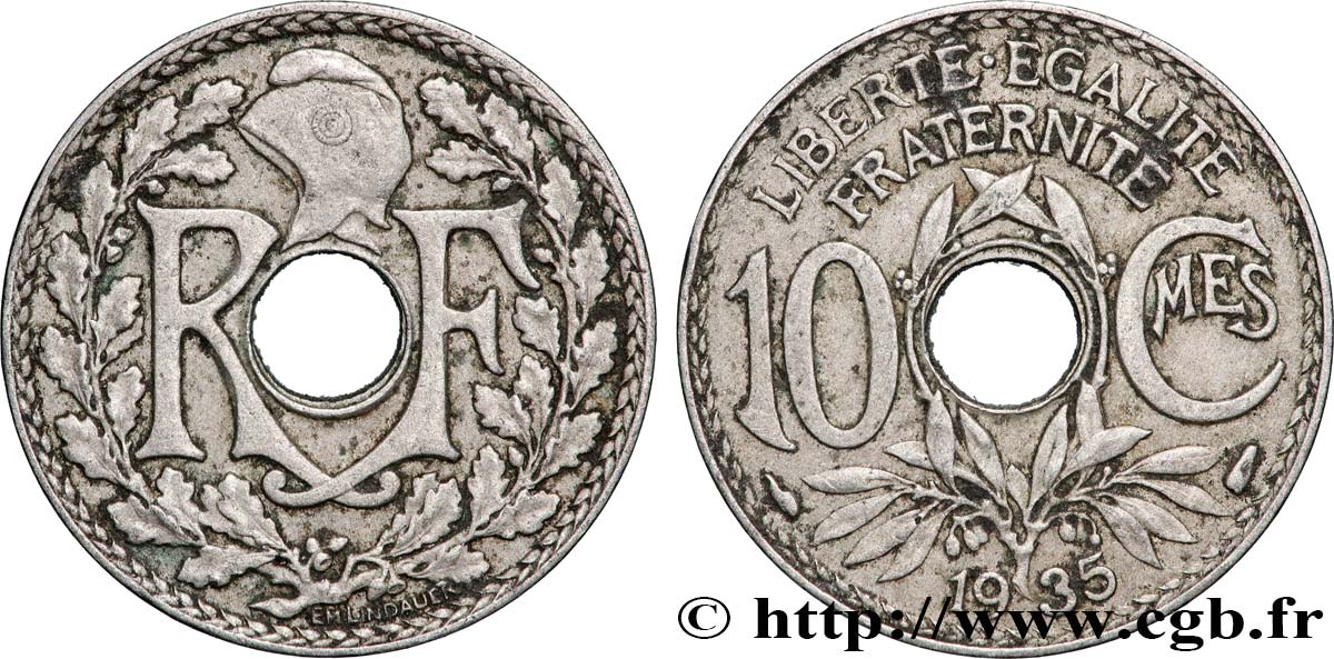 10 centimes Lindauer 1935  F.138/22 fVZ 