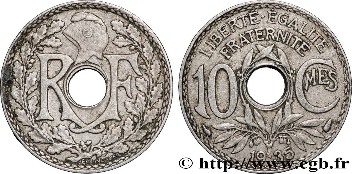 10 centimes Lindauer 1935  F.138/22 fVZ 