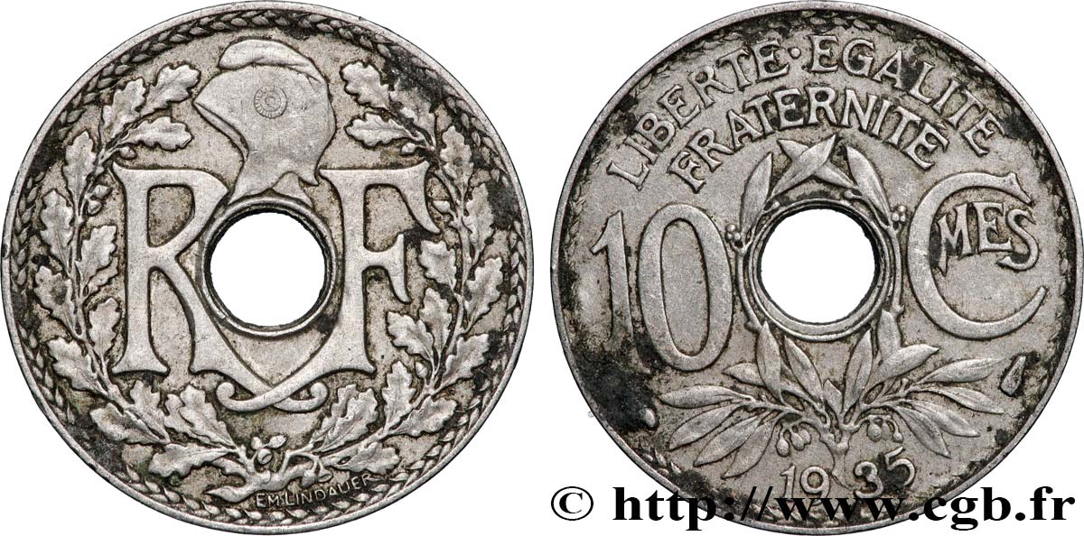 10 centimes Lindauer 1935  F.138/22 AU 