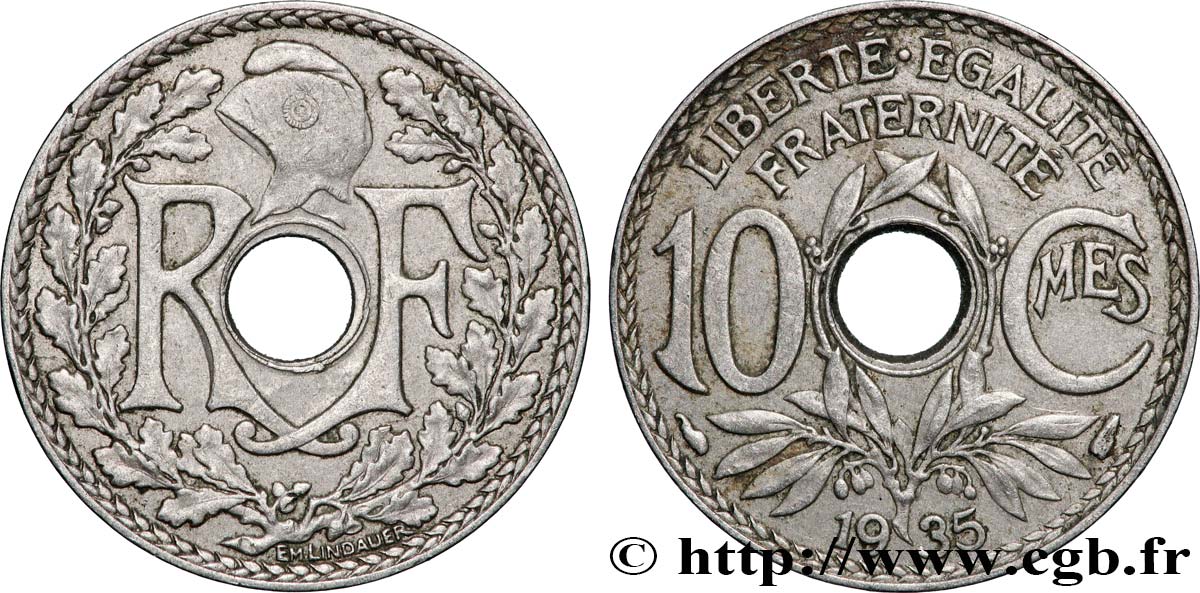 10 centimes Lindauer 1935  F.138/22 fVZ 