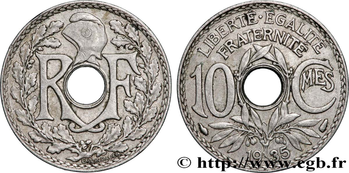 10 centimes Lindauer 1935  F.138/22 AU 