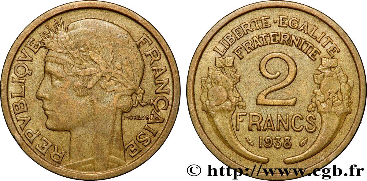 2 francs Morlon 1938  F.268/11 fVZ 