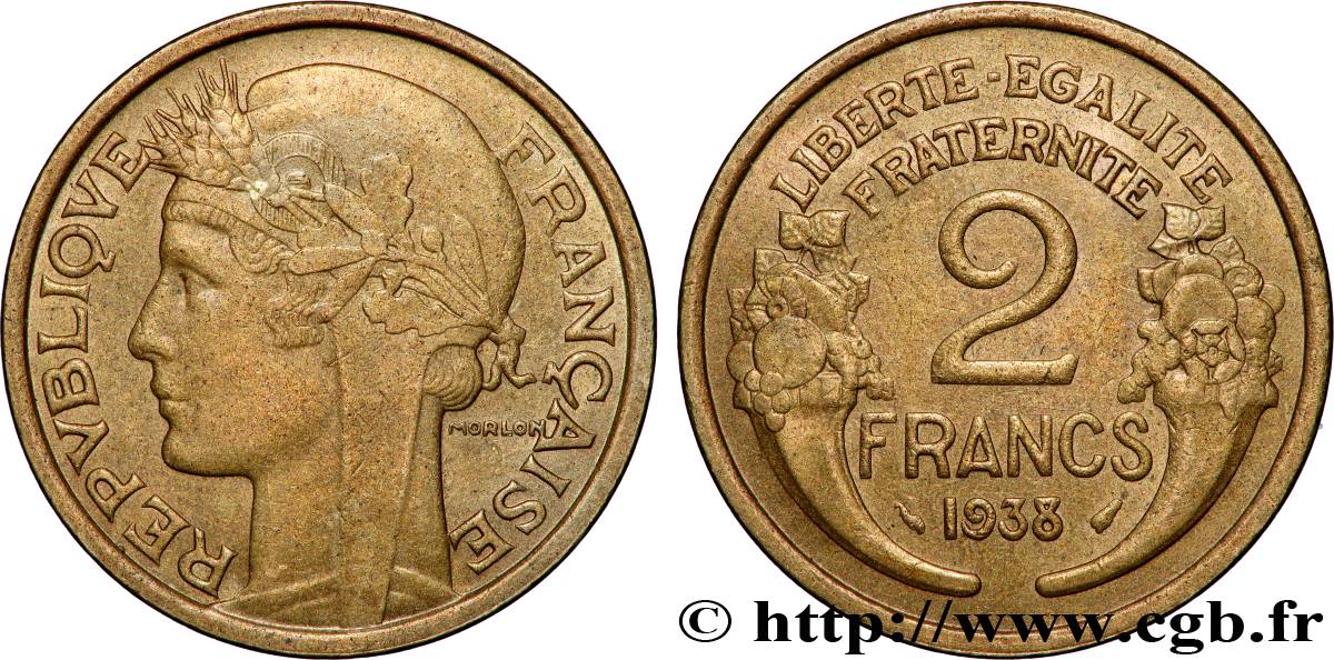 2 francs Morlon 1938  F.268/11 AU 
