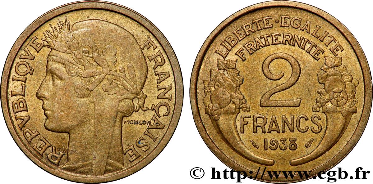 2 francs Morlon 1938  F.268/11 fVZ 