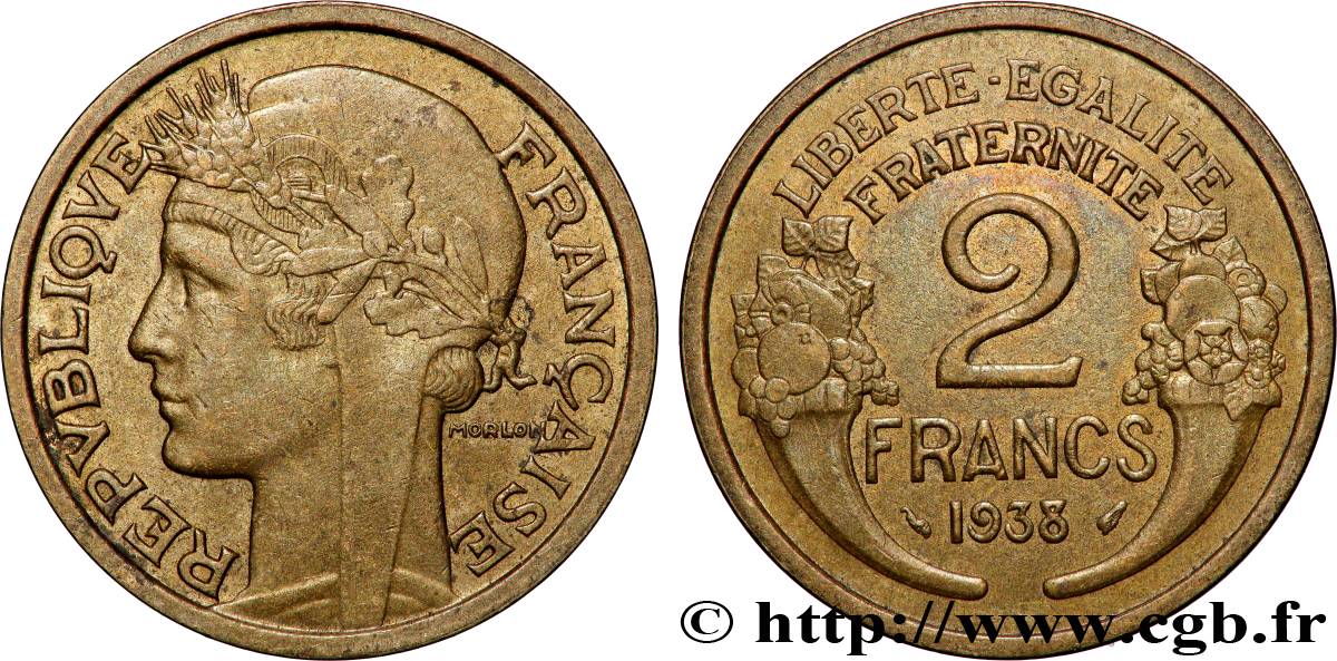 2 francs Morlon 1938  F.268/11 AU 