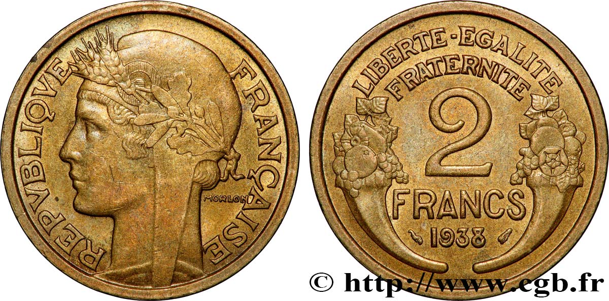 2 francs Morlon 1938  F.268/11 AU 