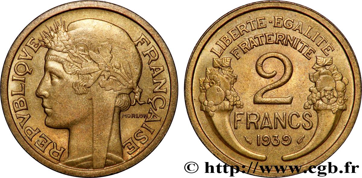2 francs Morlon 1939  F.268/12 VZ 