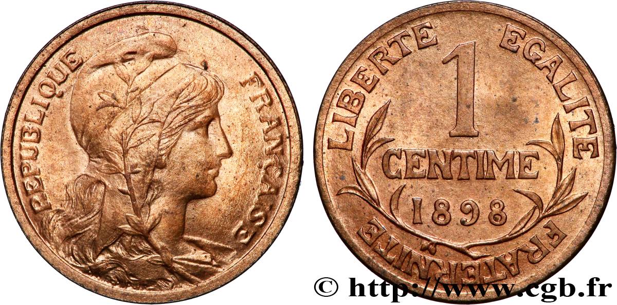 1 centime Daniel-Dupuis 1898 Paris F.105/1 SPL64 