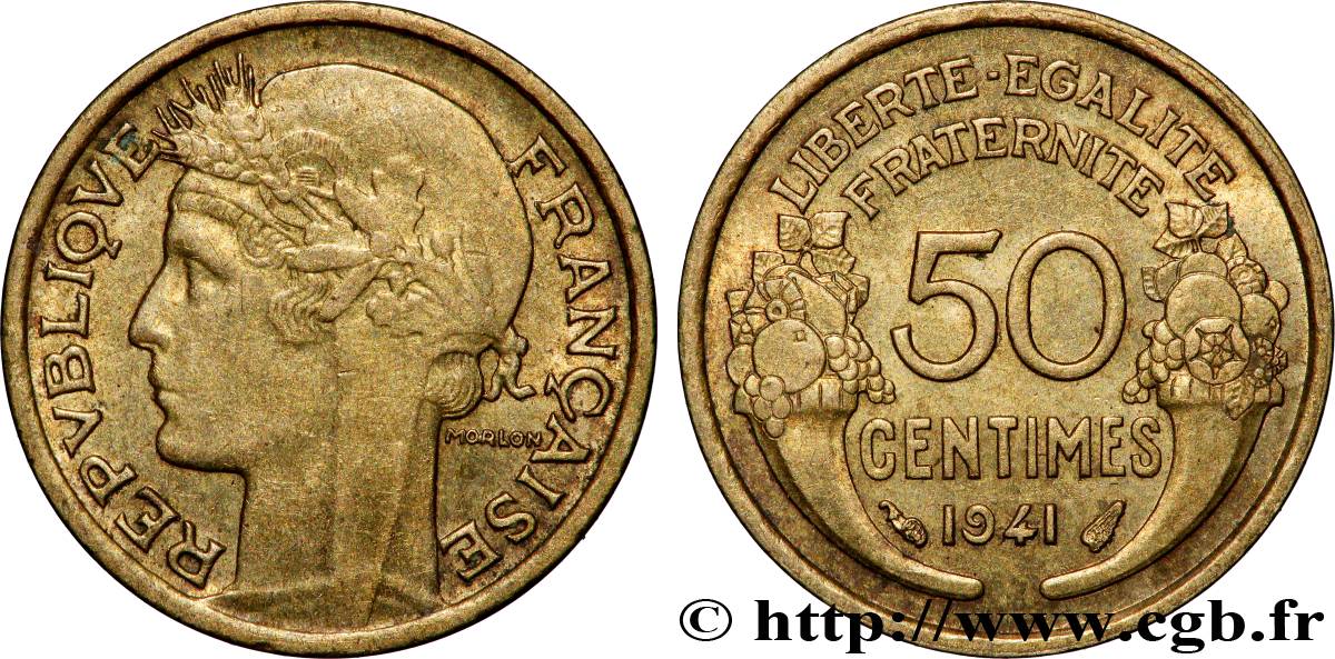 50 centimes Morlon 1941  F.192/18 EBC 