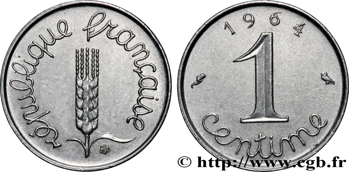 1 centime Épi 1964 Paris F.106/8 SUP+ 