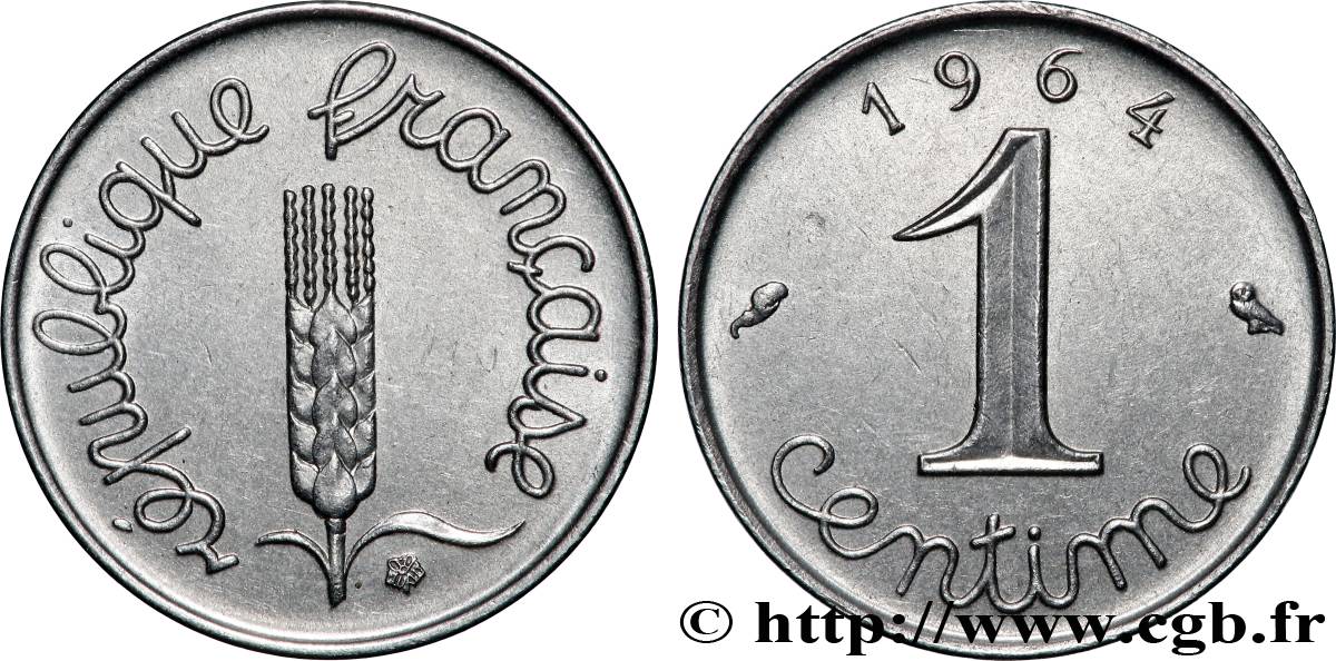 1 centime Épi 1964 Paris F.106/8 SUP+ 