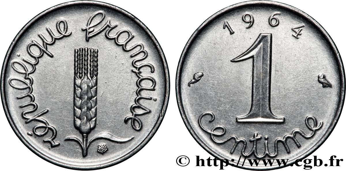 1 centime Épi 1964 Paris F.106/8 SUP+ 