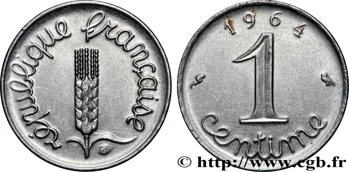 1 centime Épi 1964 Paris F.106/8 SUP+ 