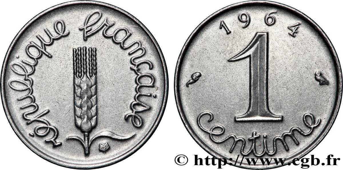1 centime Épi 1964 Paris F.106/8 MS 