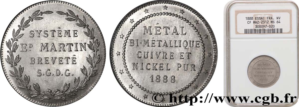 Essai de laminage du système Martin 1888  GEM.253  fST64 NGC