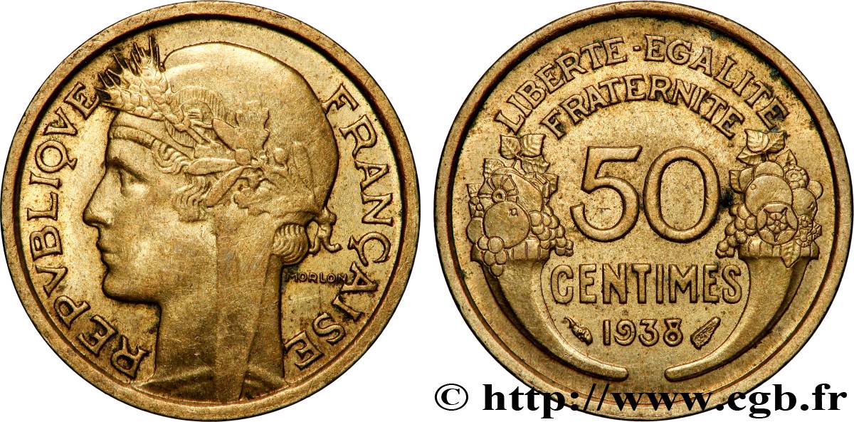 50 centimes Morlon 1938  F.192/14 MS 