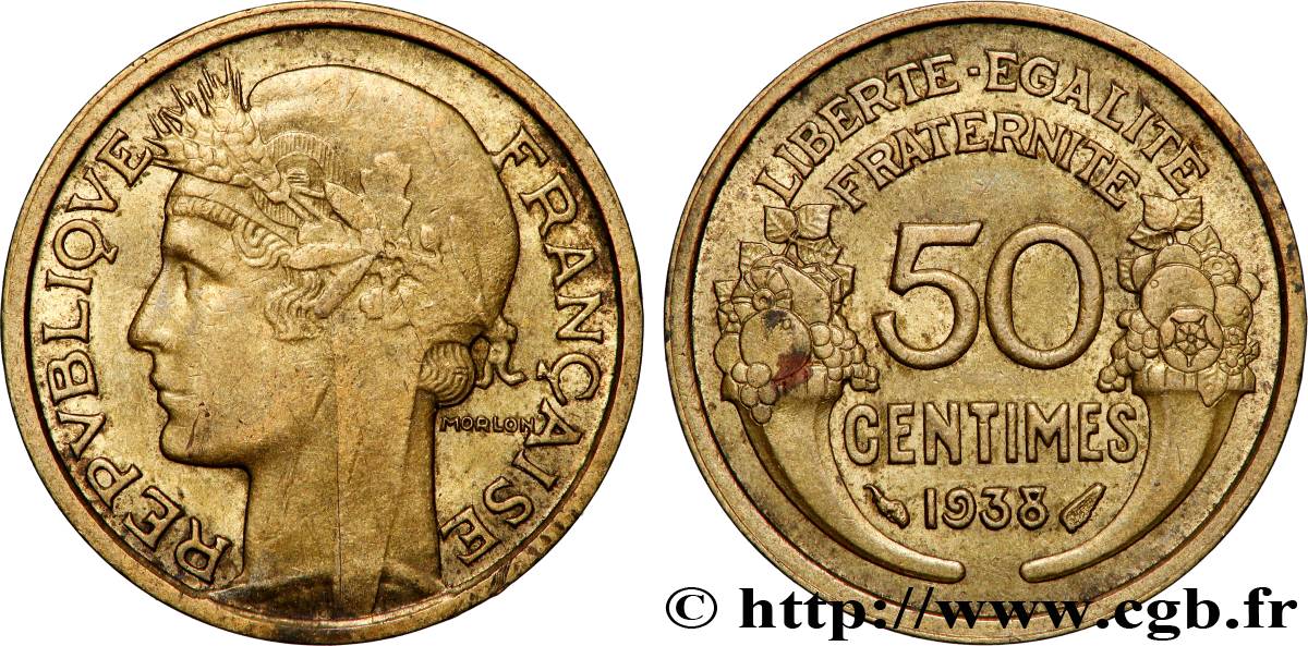 50 centimes Morlon 1938  F.192/14 MS 