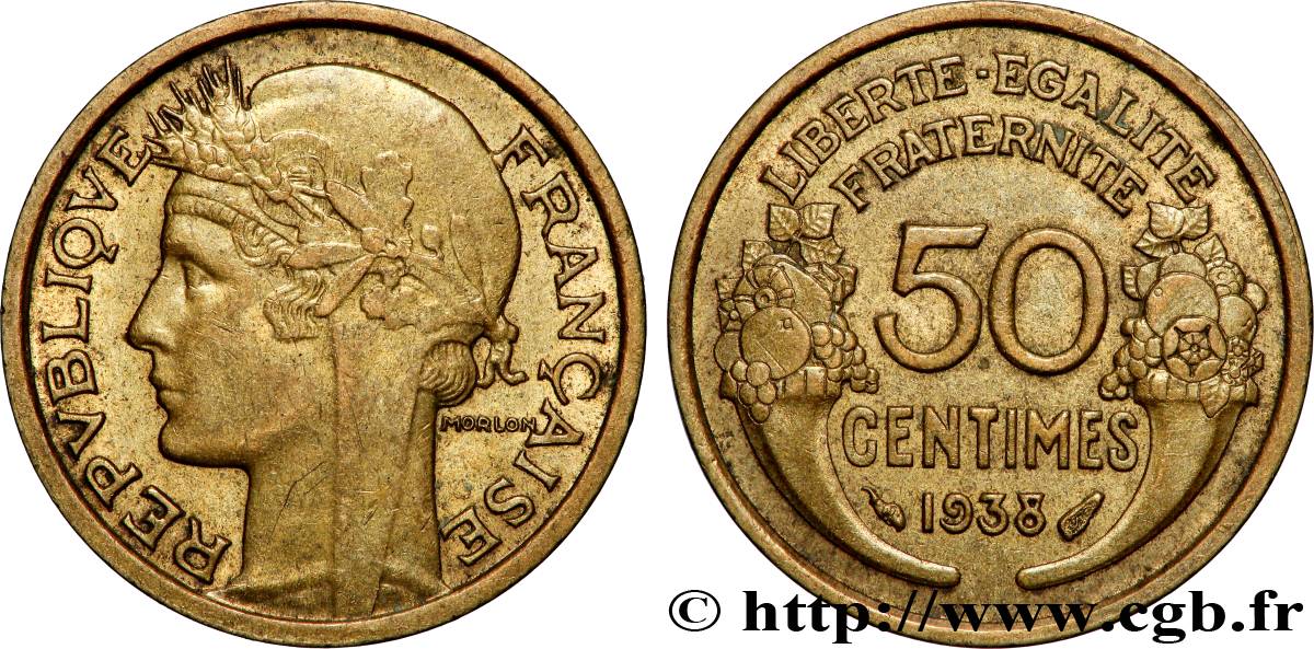 50 centimes Morlon 1938  F.192/14 MS 