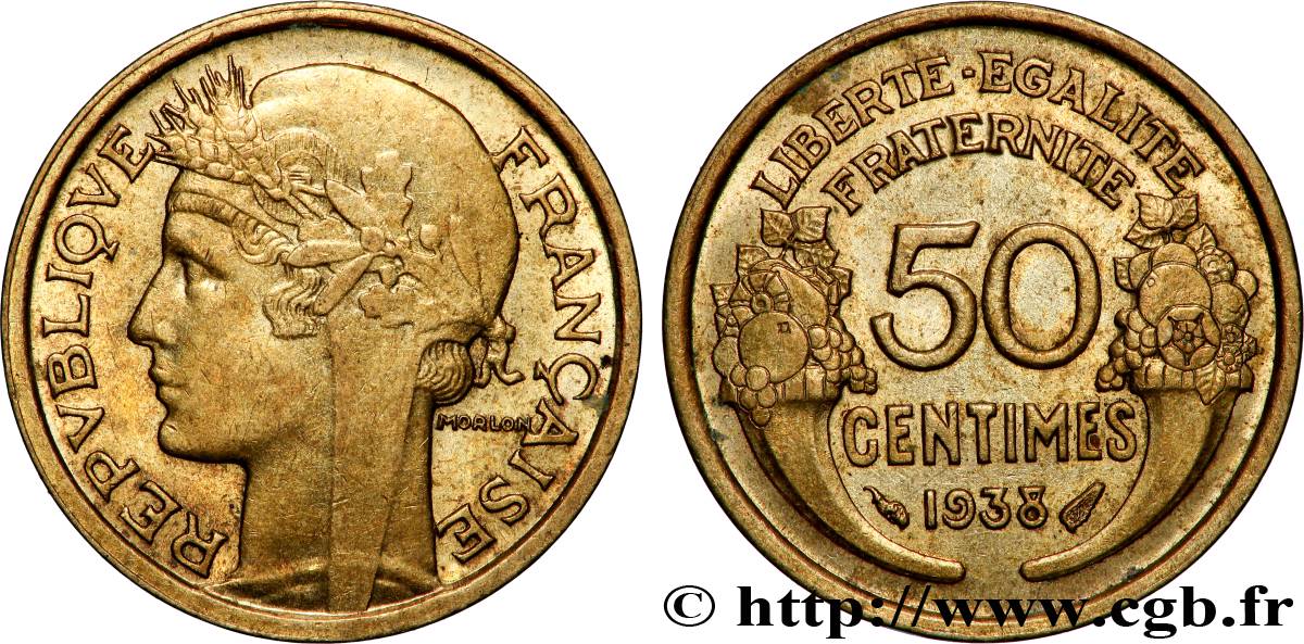 50 centimes Morlon 1938  F.192/14 MS 
