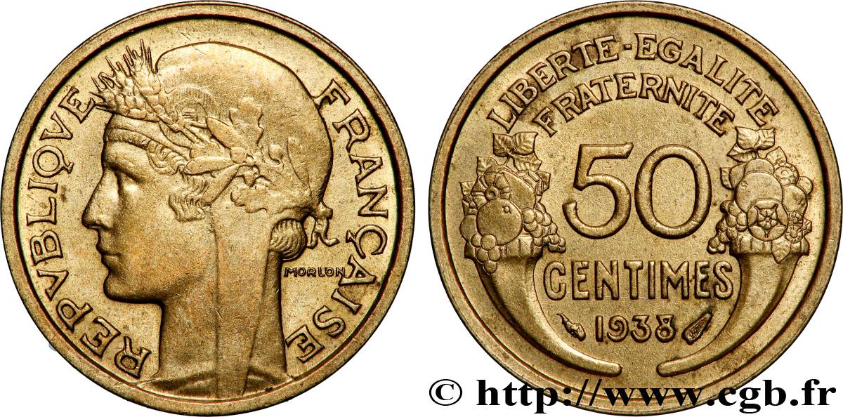 50 centimes Morlon 1938  F.192/14 MS 