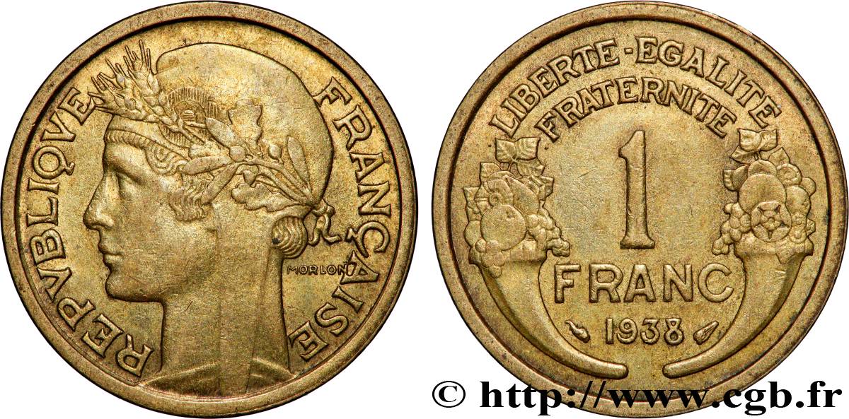 1 franc Morlon 1938 Paris F.219/9 AU 