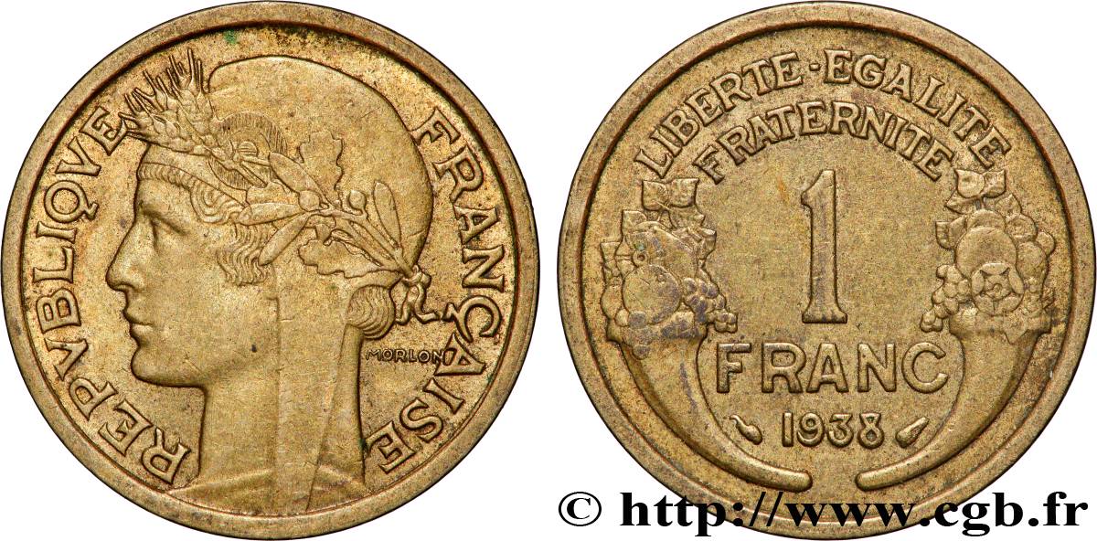 1 franc Morlon 1938 Paris F.219/9 AU 