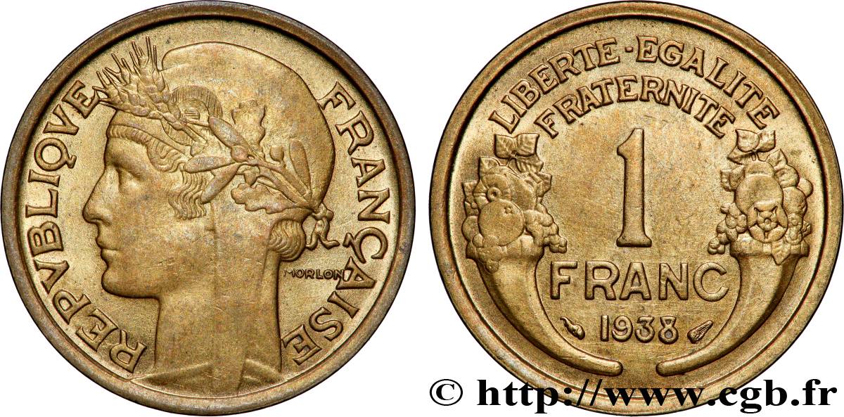 1 franc Morlon 1938 Paris F.219/9 SC64 