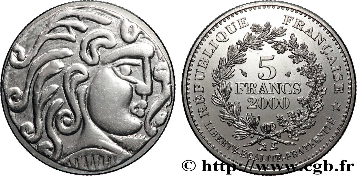 5 francs Statère des Parisii 2000  F.347/1 MS 