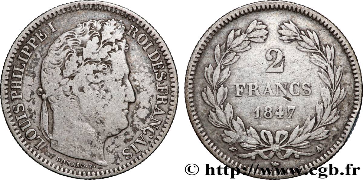 2 francs Louis-Philippe 1847 Paris F.260/112 TB 