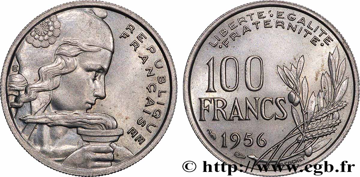 100 francs Cochet 1956  F.450/8 MS 