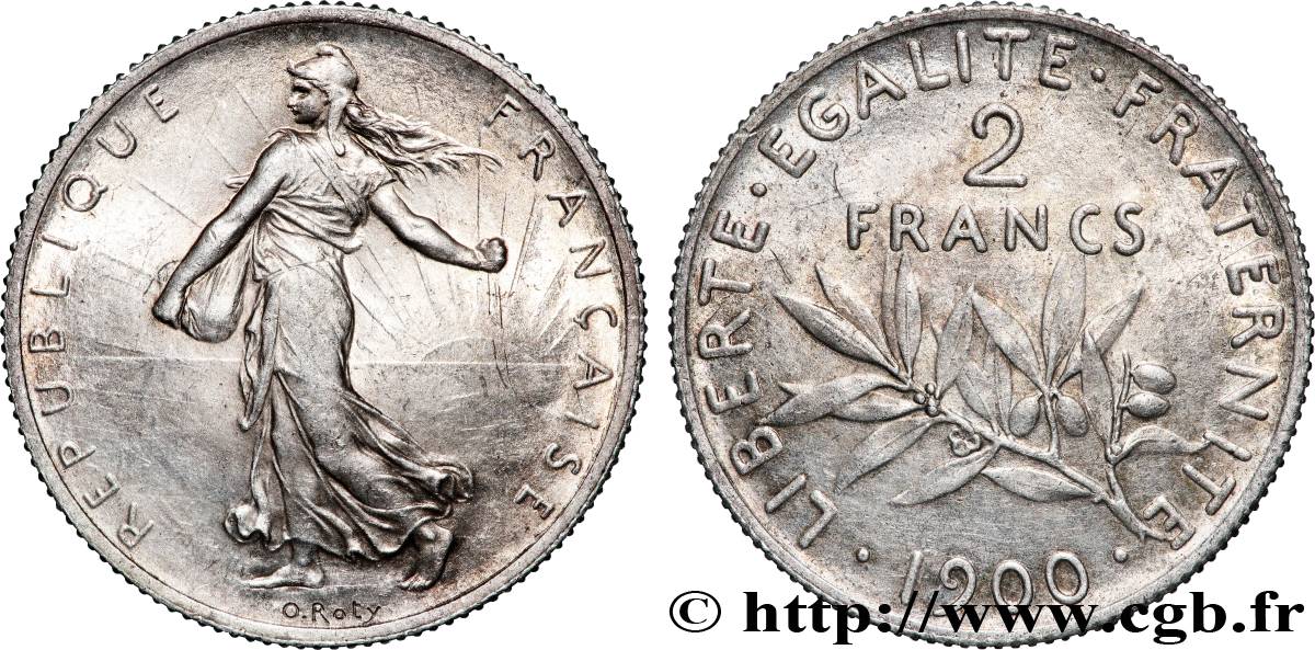 2 francs Semeuse 1900  F.266/4 SUP 