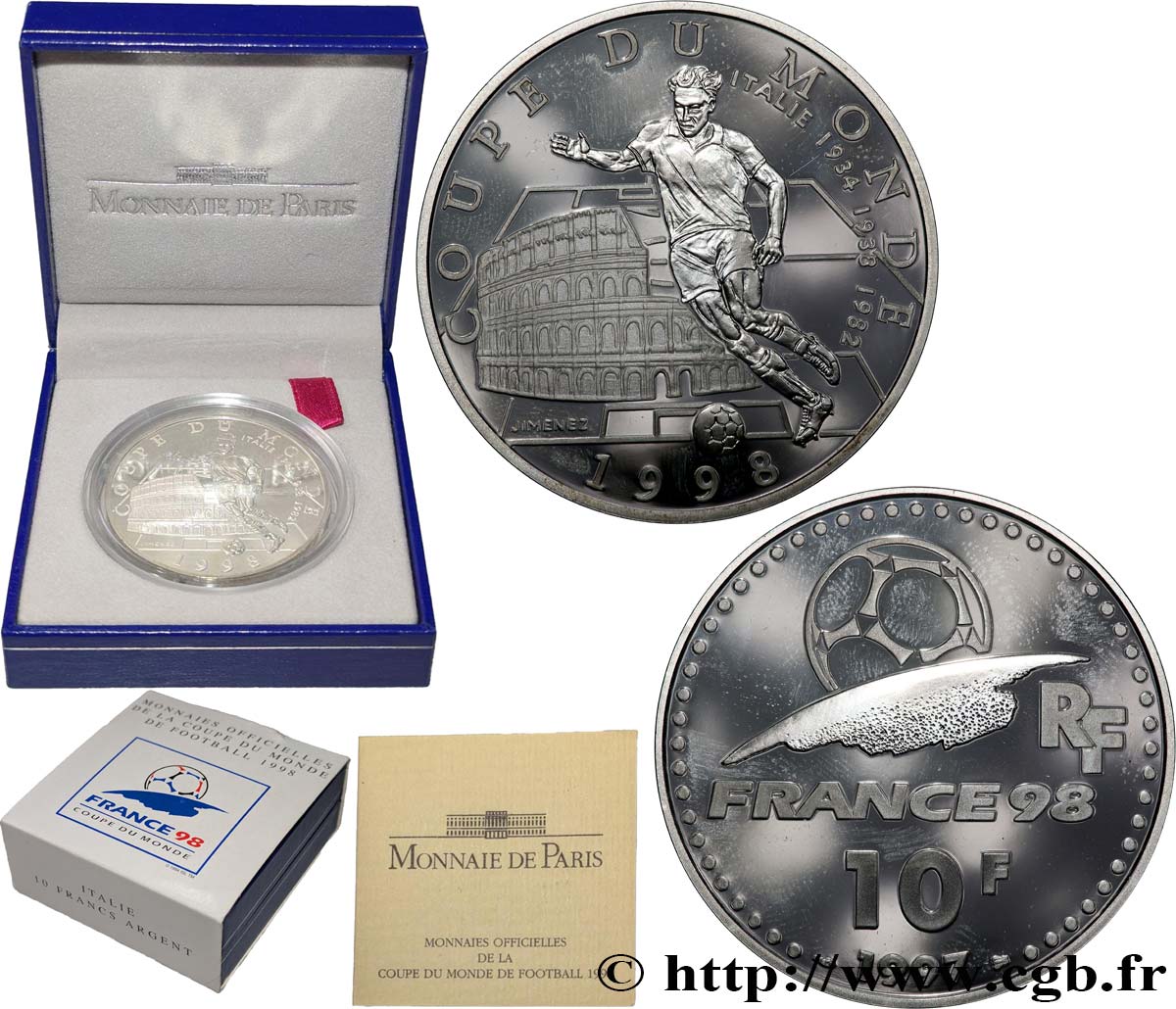 Belle Épreuve 10 Francs - Italie 1997 Paris F.1311 1 SPL+ 