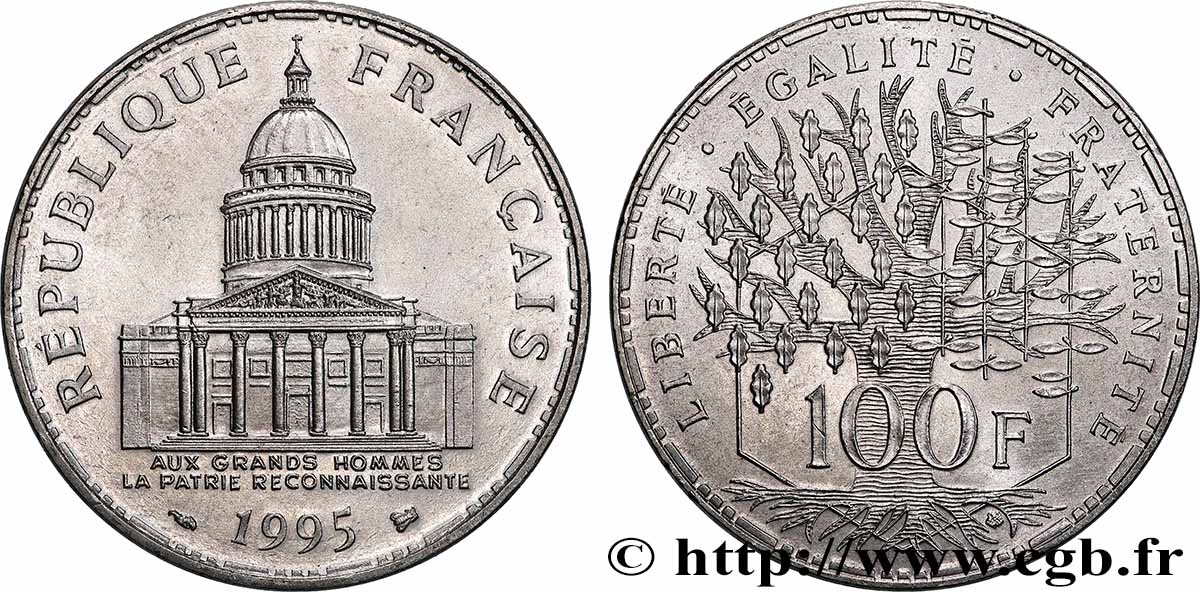 100 francs Panthéon 1995  F.451/16 SUP+ 