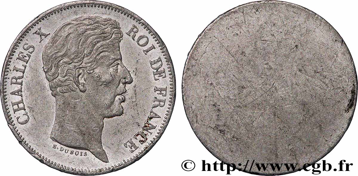 Épreuve uniface d’avers de 40 francs par Dubois n.d. Paris T.T.3055 1 SUP 