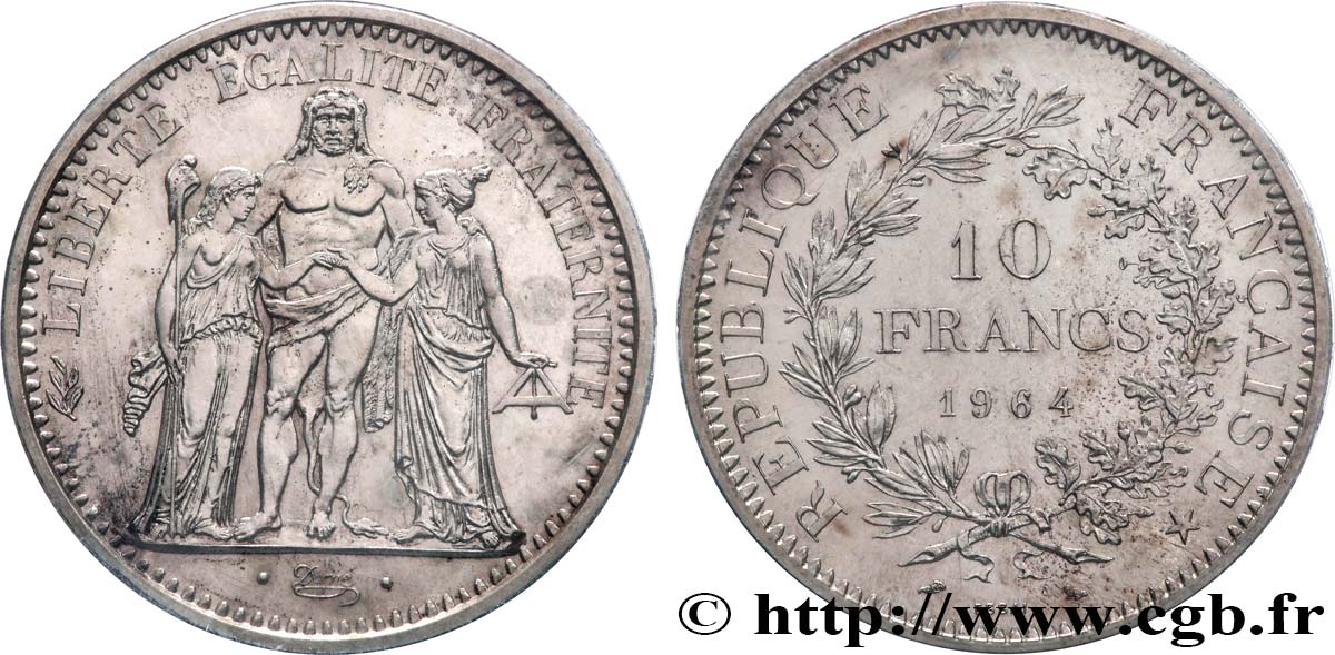 Essai de 10 francs Hercule 1964 Paris F.364/2 SPL 