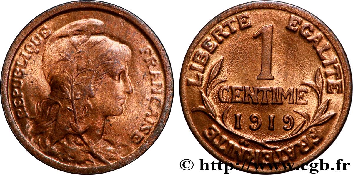 1 centime Daniel-Dupuis 1913  F.105/15 FDC65 