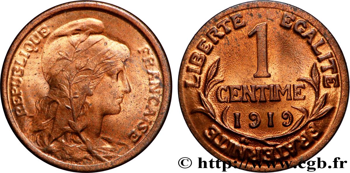 1 centime Daniel-Dupuis 1919  F.105/18 FDC65 