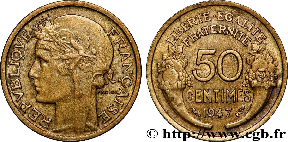50 centimes Morlon 1947  F.192/19 TTB50 