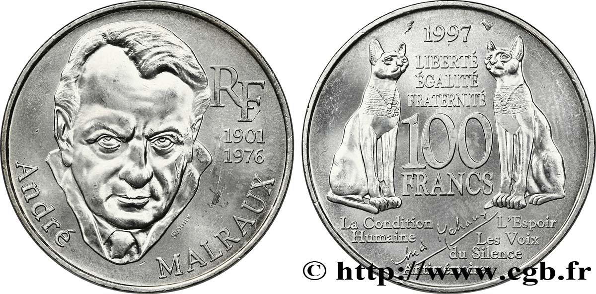 100 francs Malraux 1997  F.465/2 SPL63 