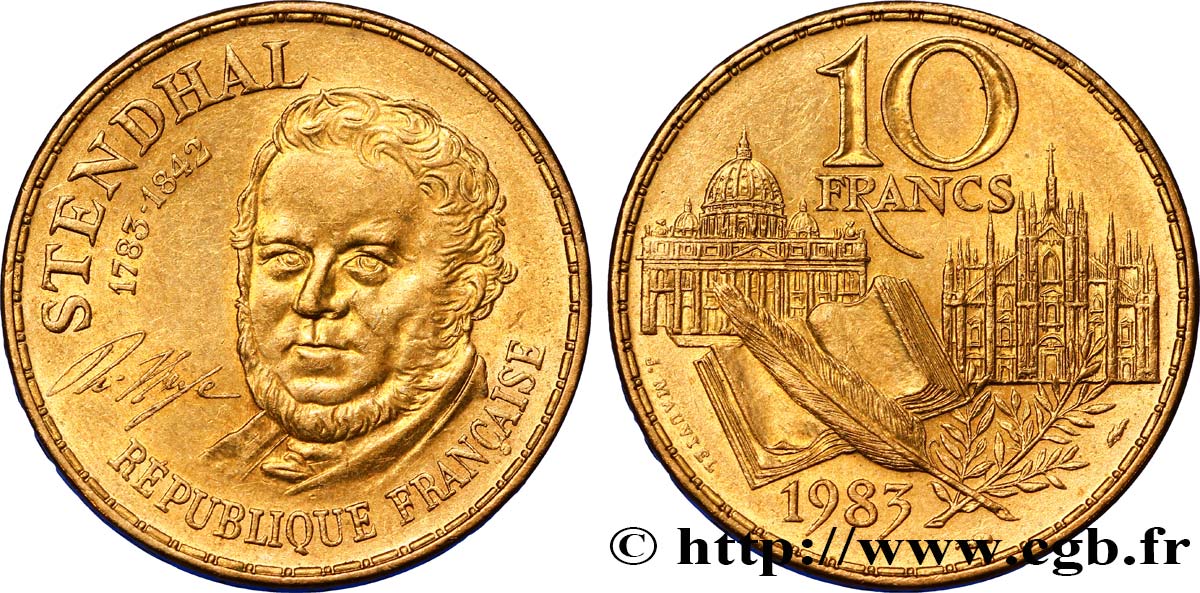 10 francs Stendhal 1983  F.368/2 AU55 