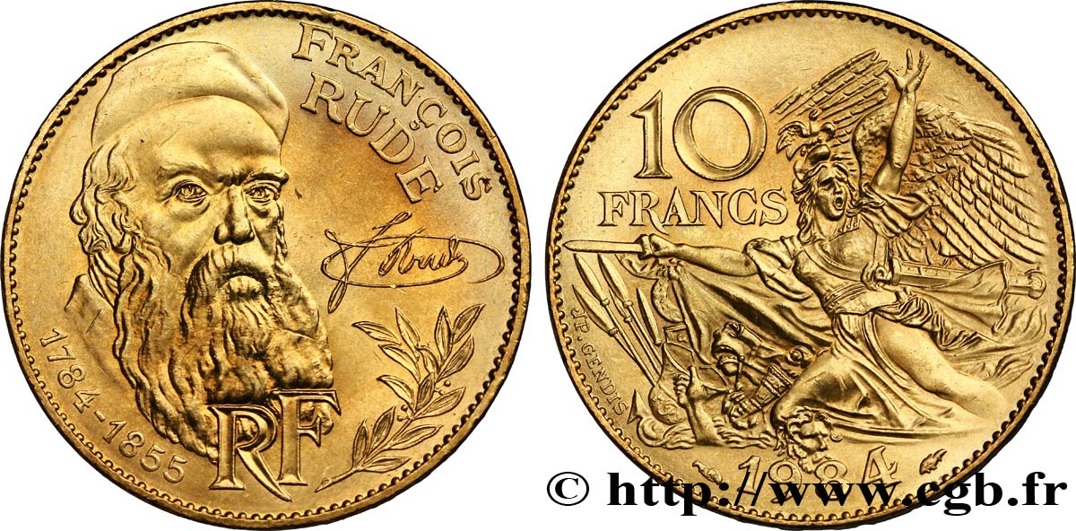 10 francs François Rude 1984  F.369/3 SPL63 