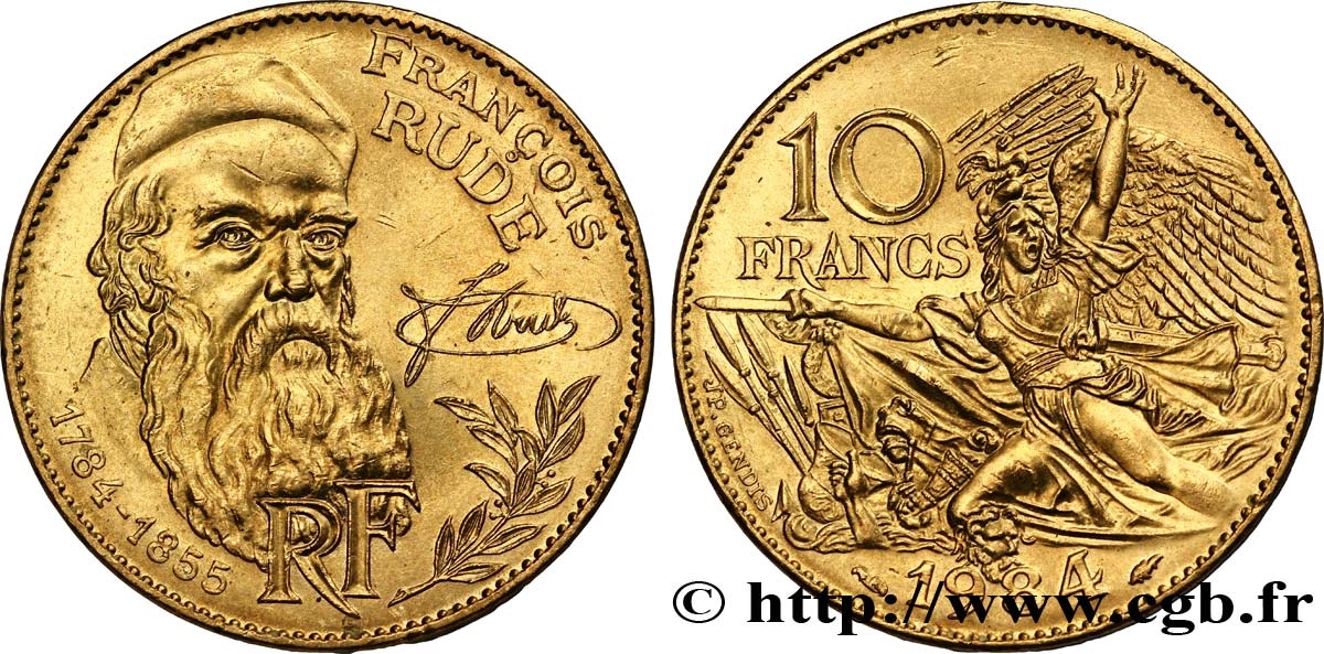 10 francs François Rude 1984  F.369/4 SPL63 