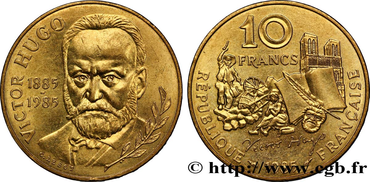 10 francs Victor Hugo 1985  F.370/2 SPL63 